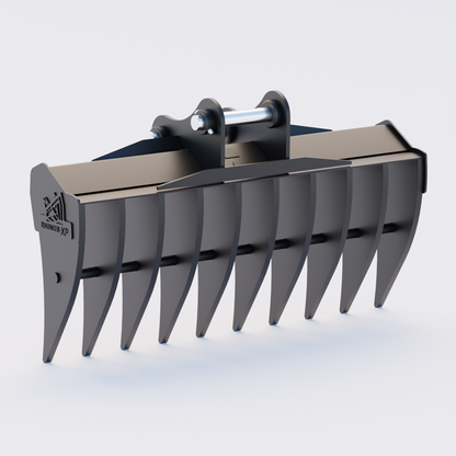 XCMG XE155U Excavator Land Clearance Rake - 72" Heavy Duty Back