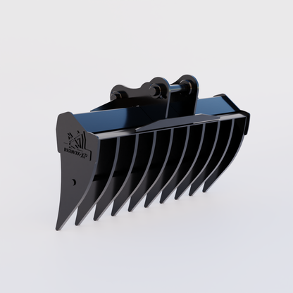 Hitachi zx135US-6  Excavator Land Clearance Rake - 72" Heavy Duty