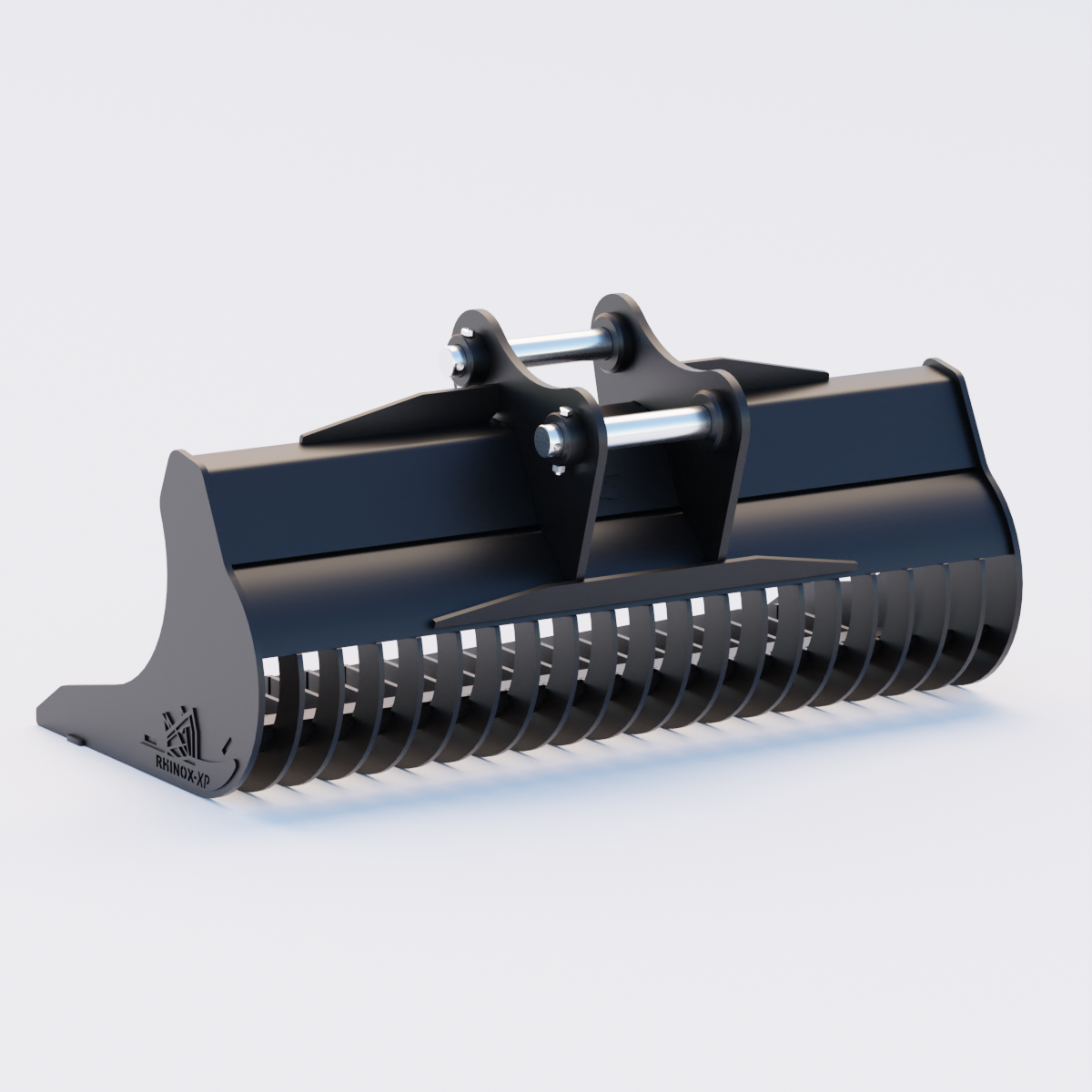 Hyundai HX130A LCR  Excavator Rake Riddle Bucket - 72" Back