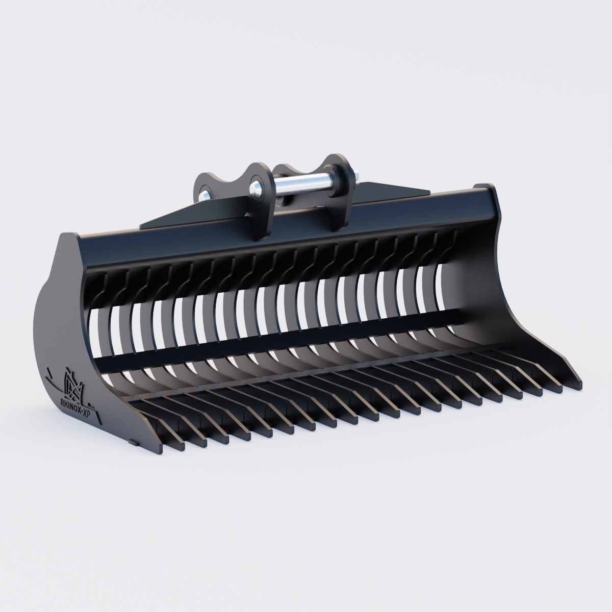 Hitachi ZX130-6  Excavator Rake Riddle Bucket - 72" Front