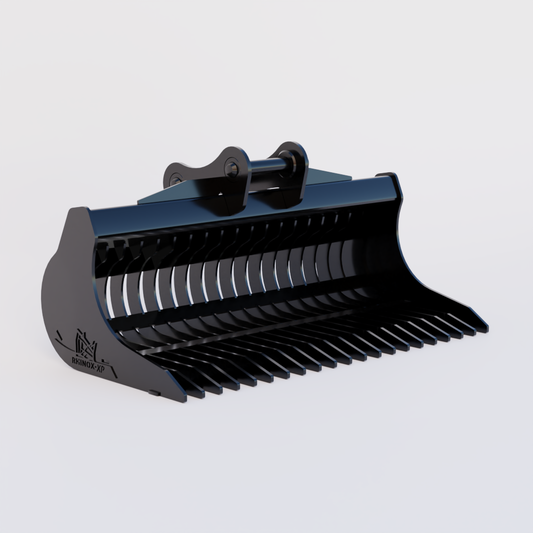 JCB JS160  Excavator Rake Riddle Bucket - 72"