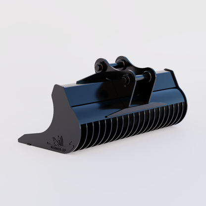Develon DX140LC-7K  Excavator Rake Riddle Bucket - 72"