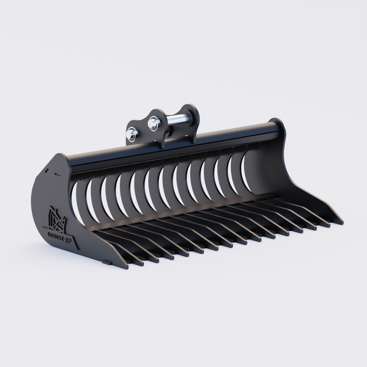 Bobcat E20 Rake Riddle Bucket 36" / 900mm Front