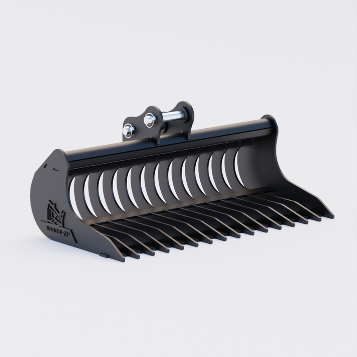Bobcat E20 Rake Riddle Bucket 36