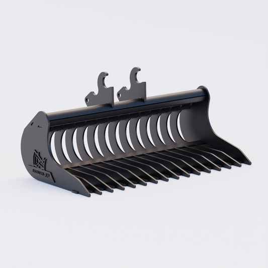 Kubota U17 Quick Attach Rake Riddle Bucket 36 Inch Front