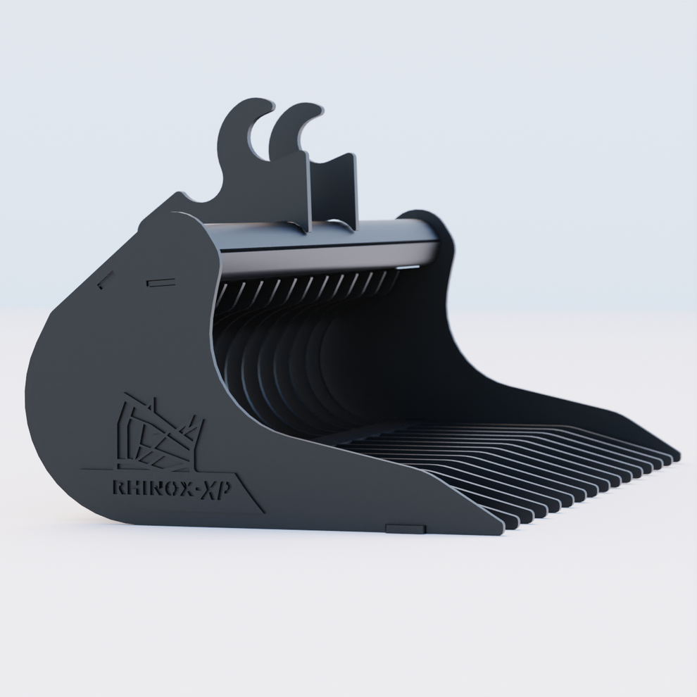 Kubota KX018-4 Quick Attach Rake Riddle Bucket 36