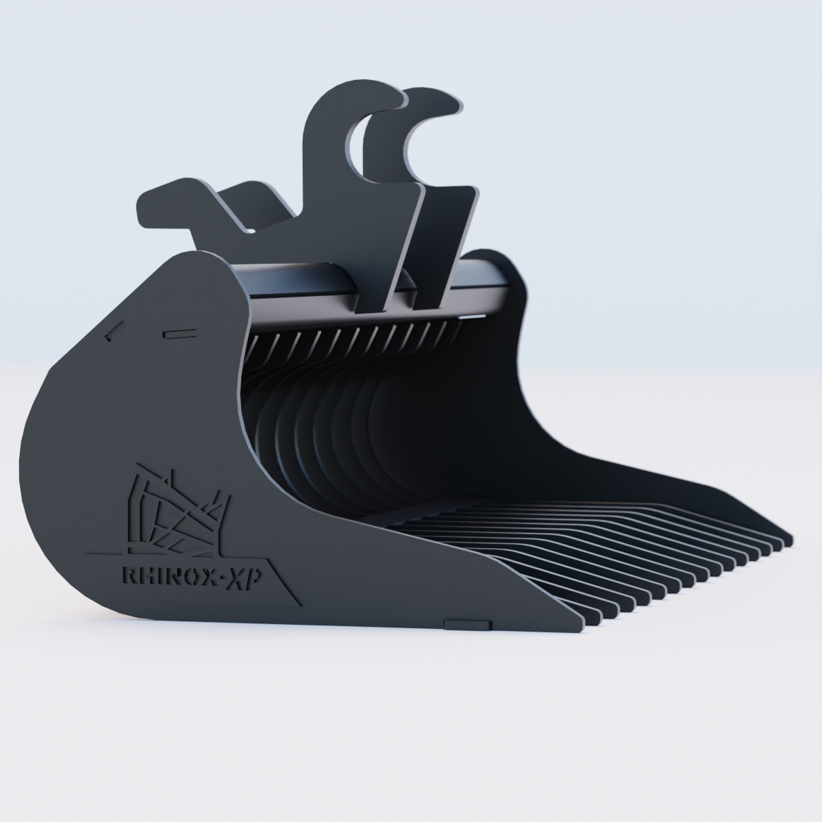 Hitachi ZX19U Rake Riddle Bucket 36" / 900mm Side