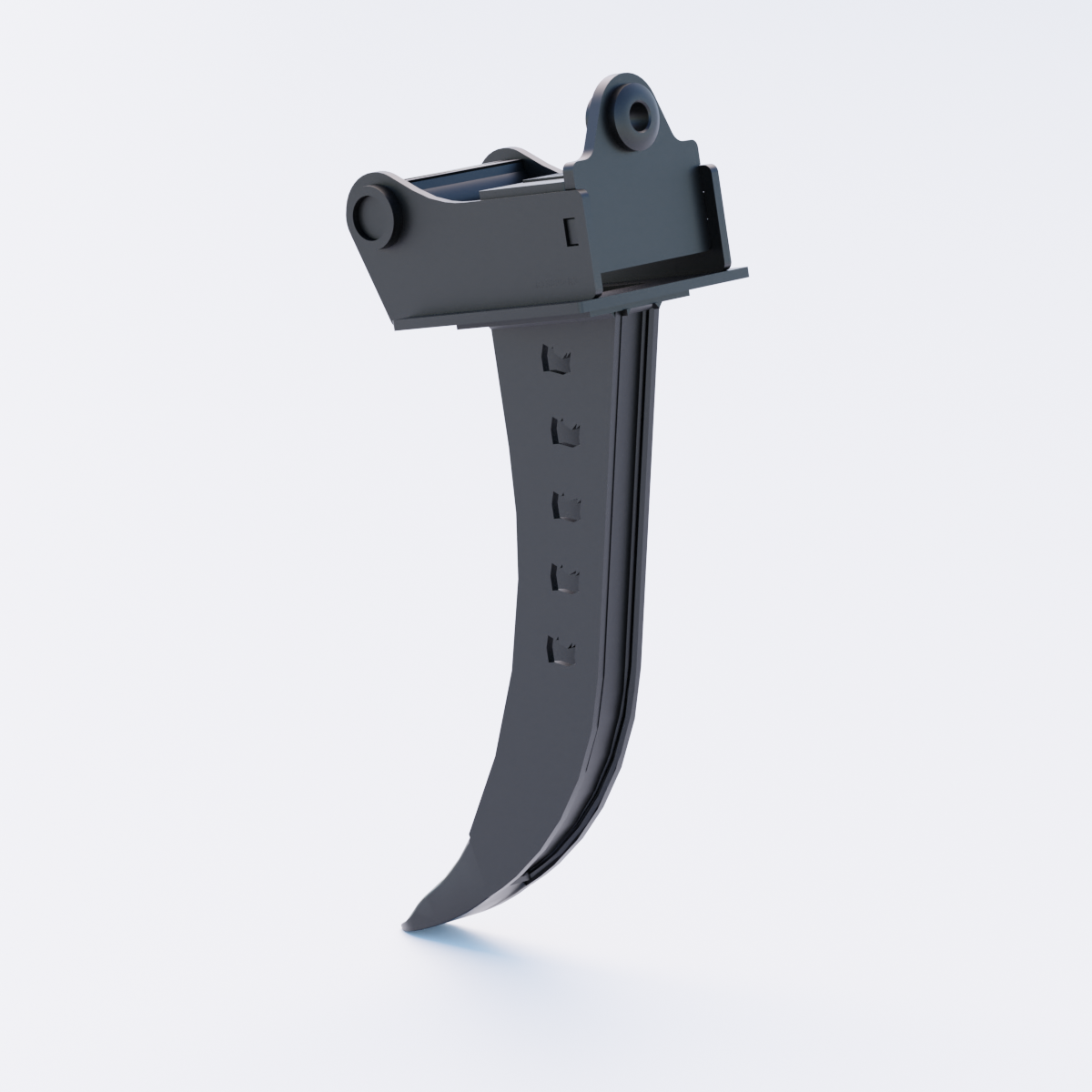 27" Deep Micro Trenching Bucket to suit TAG Coupler QC27 (1.25" Pin) Back