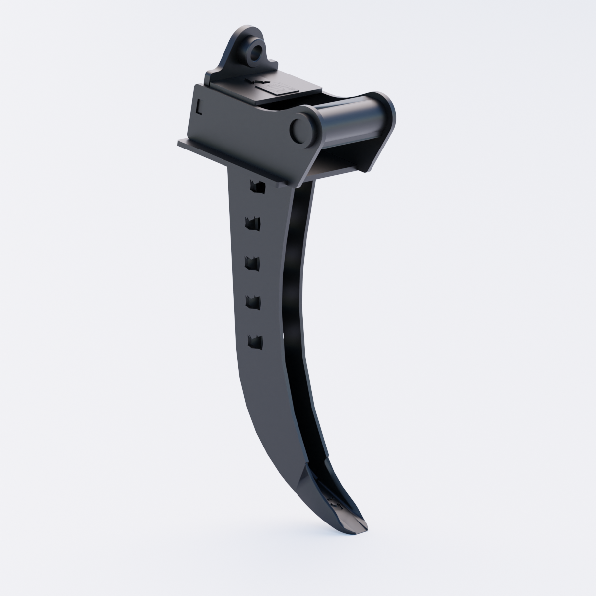 27" Deep Micro Trenching Bucket to suit TAG Coupler QC27 (1.25" Pin) Front