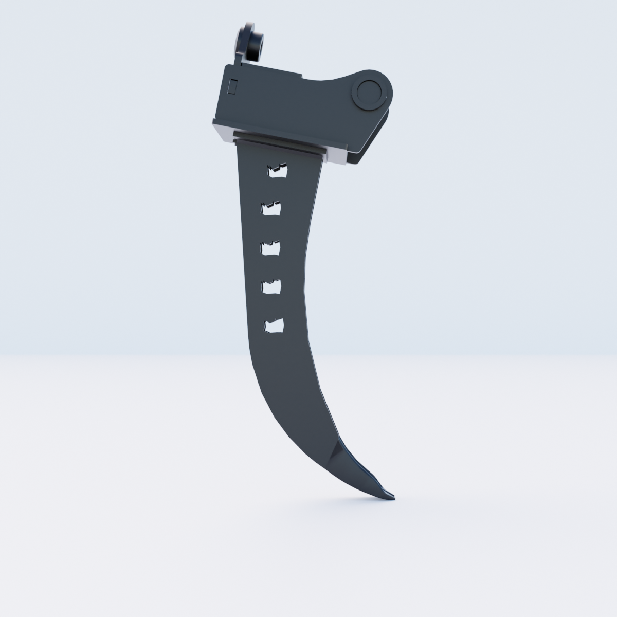 27" Deep Micro Trenching Bucket to suit TAG Coupler QC27 (1.25" Pin) Side