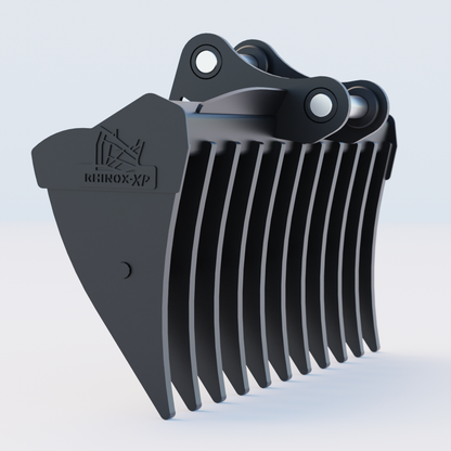 Doosan DX200LC-7 Excavator Land Clearance Rake - 84" Heavy Duty Side