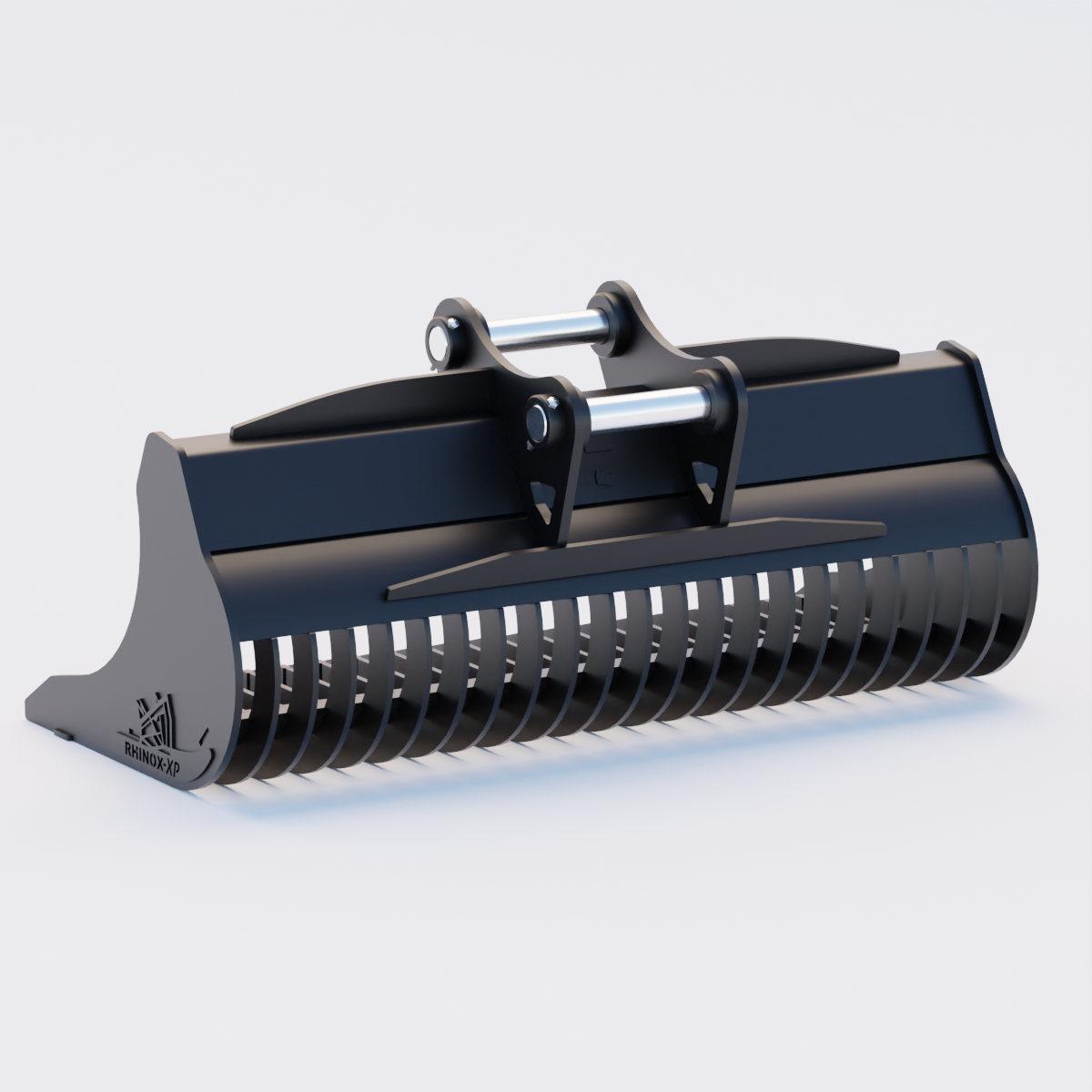 JCB 220X Excavator Rake Riddle Bucket - 84" Back