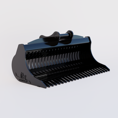 Develon DX200LC-7 Excavator Rake Riddle Bucket - 84"