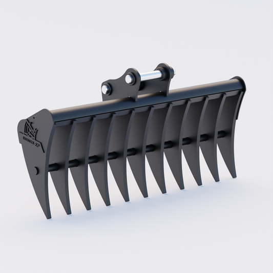 Hitachi EX30 Land Clearance Rake 48" / 1200mm Front