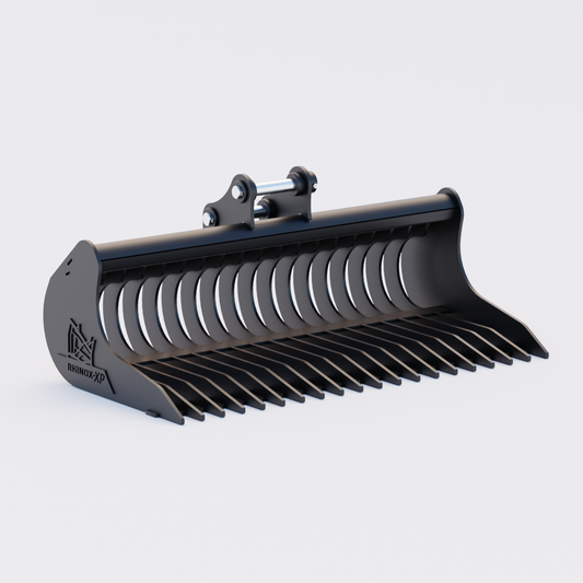 2J Rake Riddle Bucket 48" / 1200mm Front