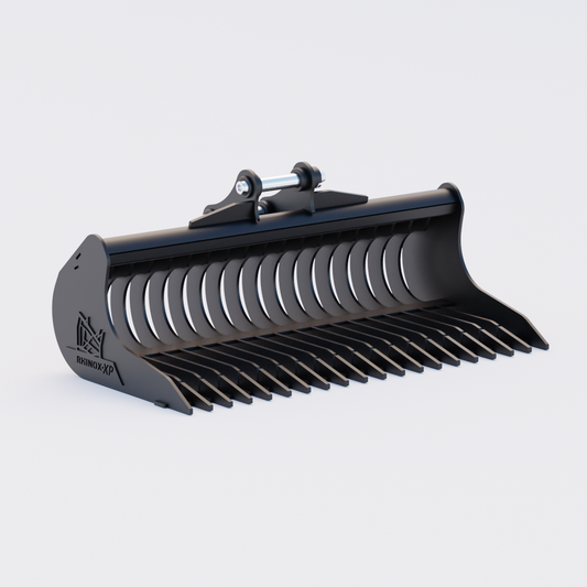 CAT 303.5 Rake Riddle Bucket 48" / 1200mm Front