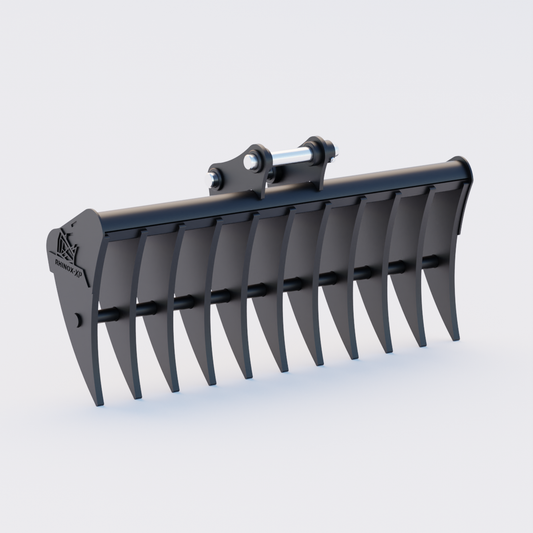 JCB 35Z-1 Land Rake 48" / 1200mm Front