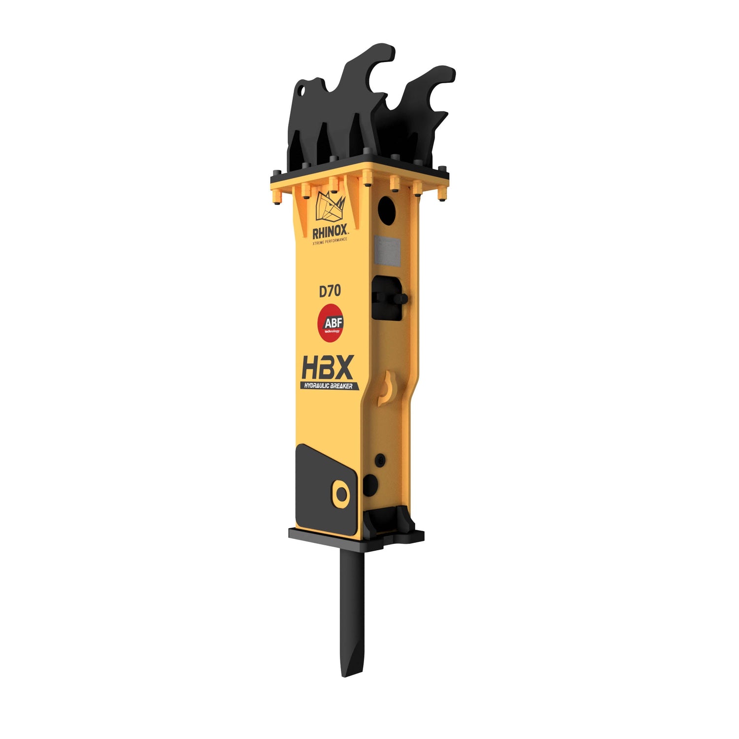 Kubota KX040 Quick Attach Hydraulic Hammer Front