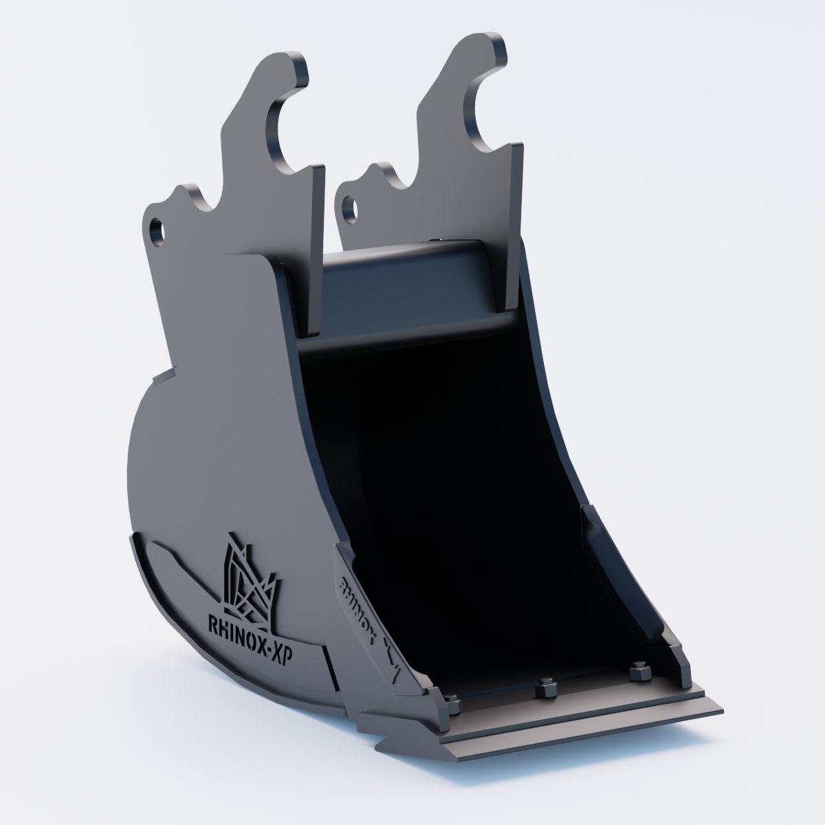 Kubota KX61-3 Quick Attach Digging Bucket - 12" / 300mm - Bolt-on Blade Front