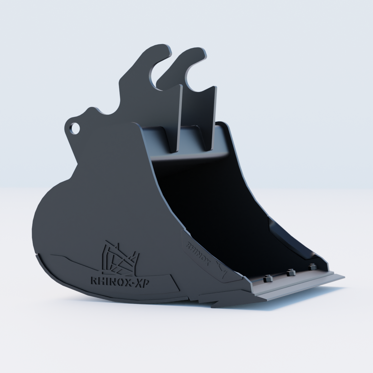 Kubota KX61-3 Quick Attach Digging Bucket - 24" / 600mm - Bolt-on Blade Side