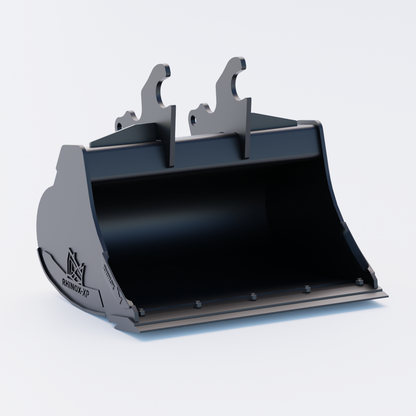 Kubota KX61-3 Quick Attach Digging Bucket - 30" / 750mm - Bolt-on Blade Front