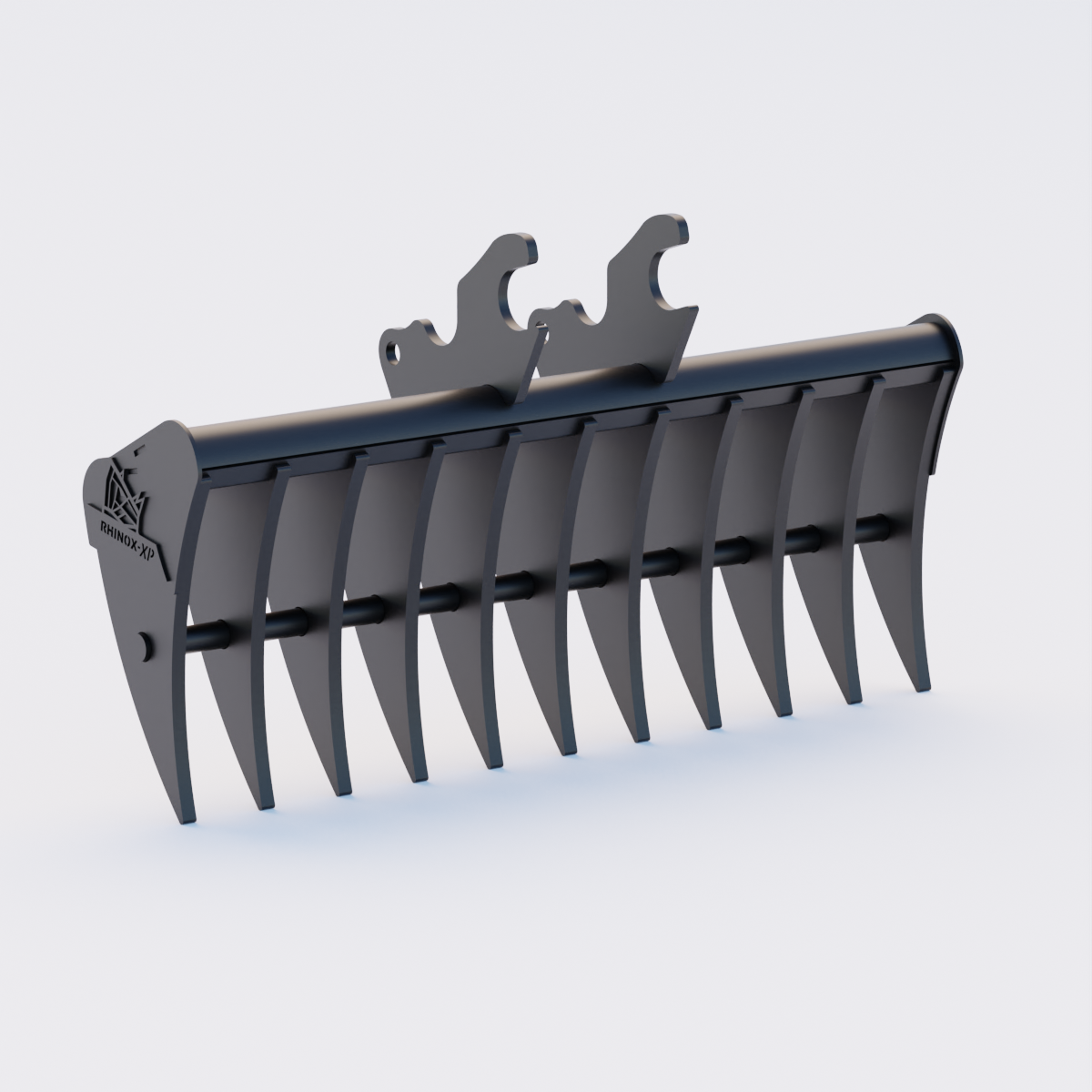 Kubota KX121-3 Quick Attach Land Rake 48" / 1200mm Front