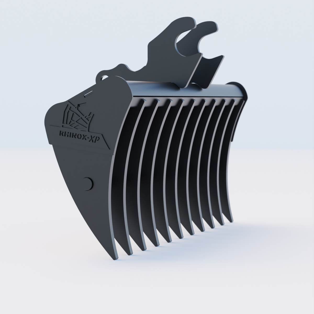 Kubota KX61-2 Quick Attach Land Rake 48" / 1200mm Side