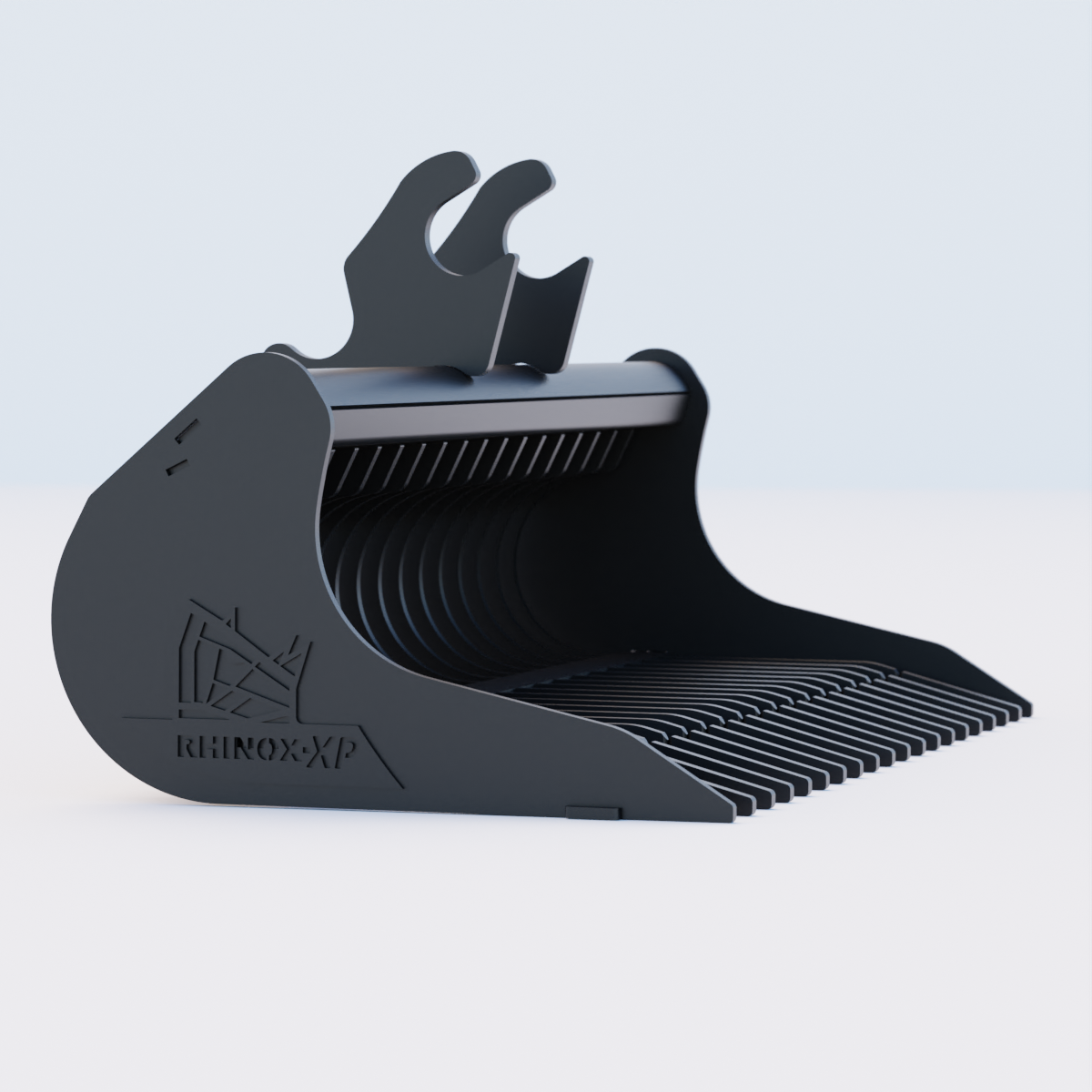 Kubota Quick Attach KX121 Rake Riddle Bucket 48" / 1200mm Side