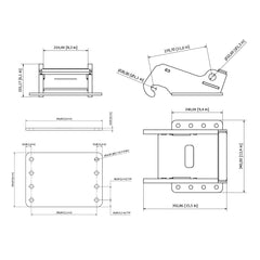 Bobcat E40 X-CHANGE Mounting Bracket