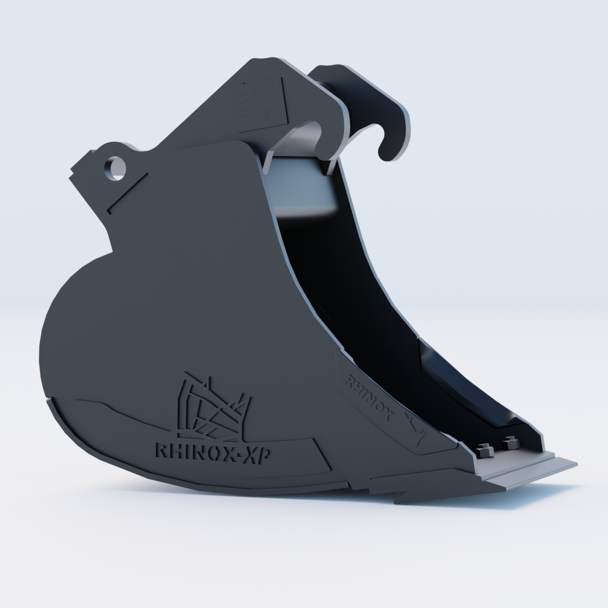 Bobcat 334 X-CHANGE Digging Bucket - 12" / 300mm - Bolt-on Blade Side