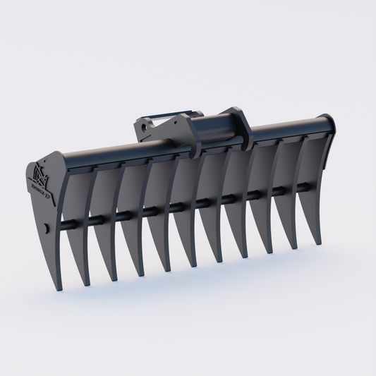 Bobcat 334 X-CHANGE Land Rake 48" / 1200mm Front