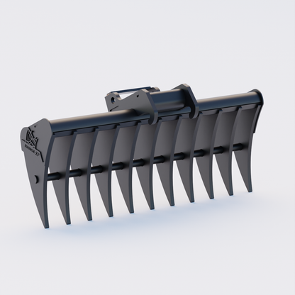 Bobcat E42 X-CHANGE Land Rake 48" / 1200mm Front