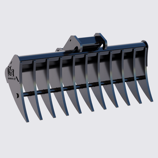 Bobcat E25 X-CHANGE Land Clearance Rake 48 Inch | Rhinox Group US