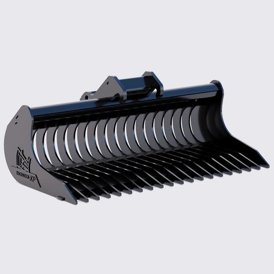Bobcat 435 X-CHANGE Rake Riddle Bucket 48 Inch | Rhinox Group US