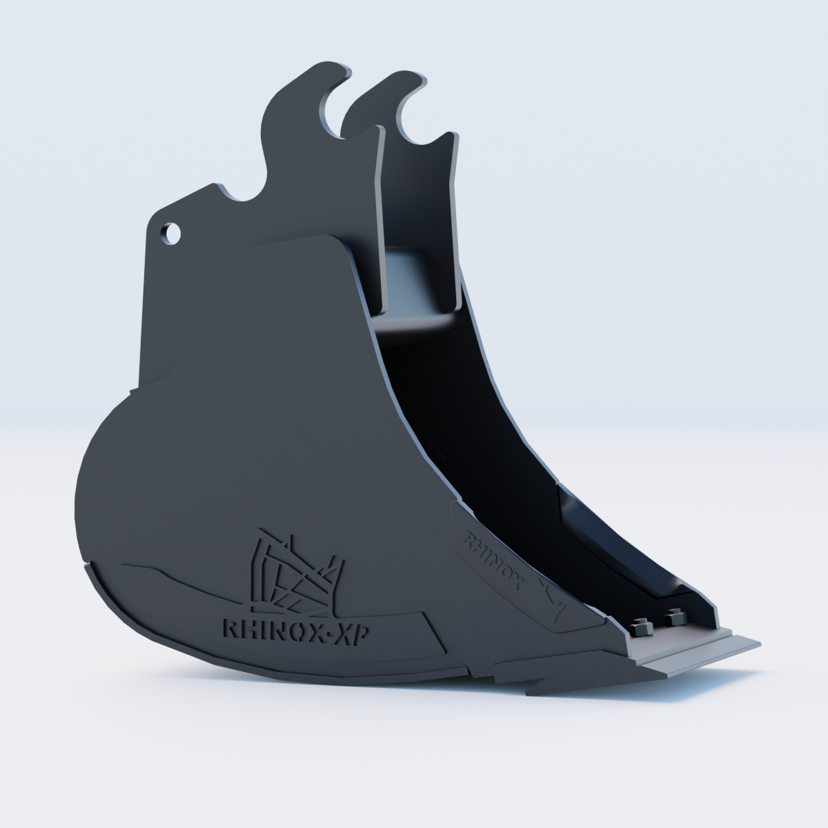 Kubota U27-4 Quick Attach Digging Bucket - 12" / 300mm - Bolt-on Blade Side