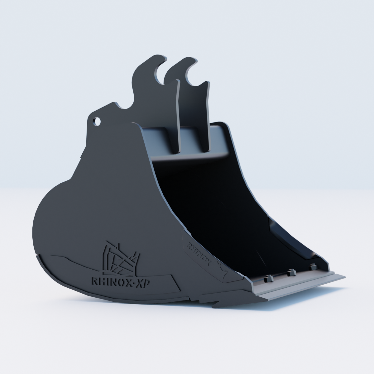 4P Digging Bucket - 24" / 600mm - Bolt-on Blade Side