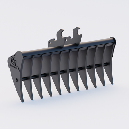 Kubota U25-3 Quick Attach Land Rake 48" / 1200mm Front