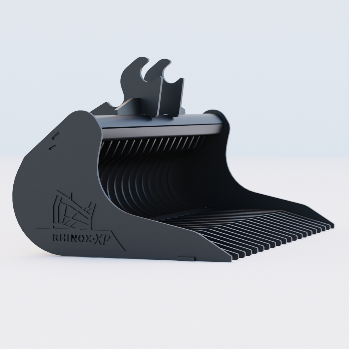 Kubota U27-4 Quick Attach Rake Riddle Bucket 48" / 1200mm Side