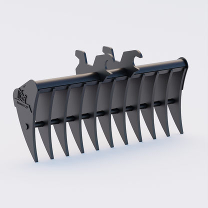 Hitachi ZX35U Land Rake 48" / 1200mm Front