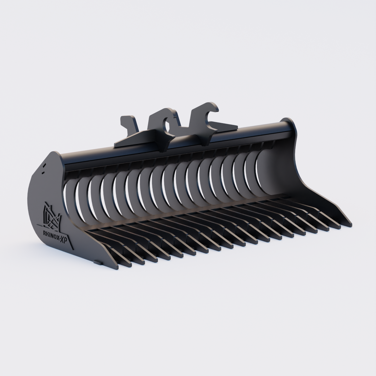 Deere 35C Quick Attach Rake Riddle Bucket 48" / 1200mm Front
