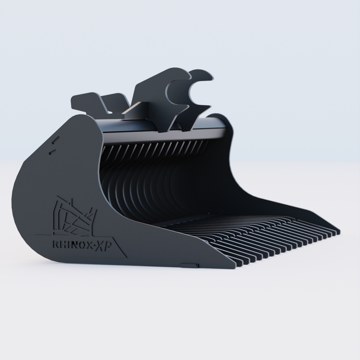 Deere 27C Quick Attach Rake Riddle Bucket 48" / 1200mm Side