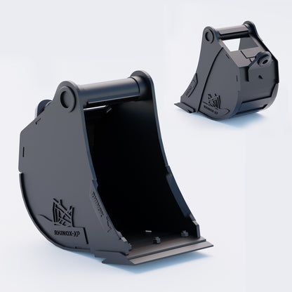 12" Heavy Duty Digging Bucket to suit TAG Coupler QC27 (1.25" Pin) Front & Back - Variant 4