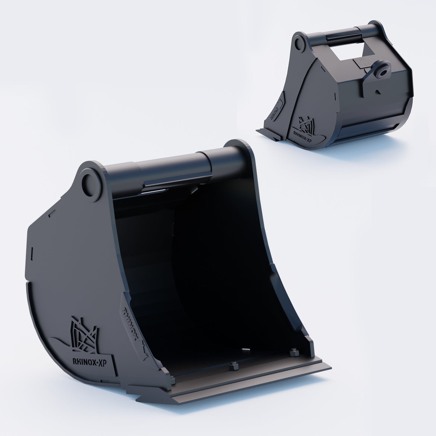 18" Heavy Duty Digging Bucket to suit TAG Coupler QC27 (1.25" Pin) Front & Back - Variant 4