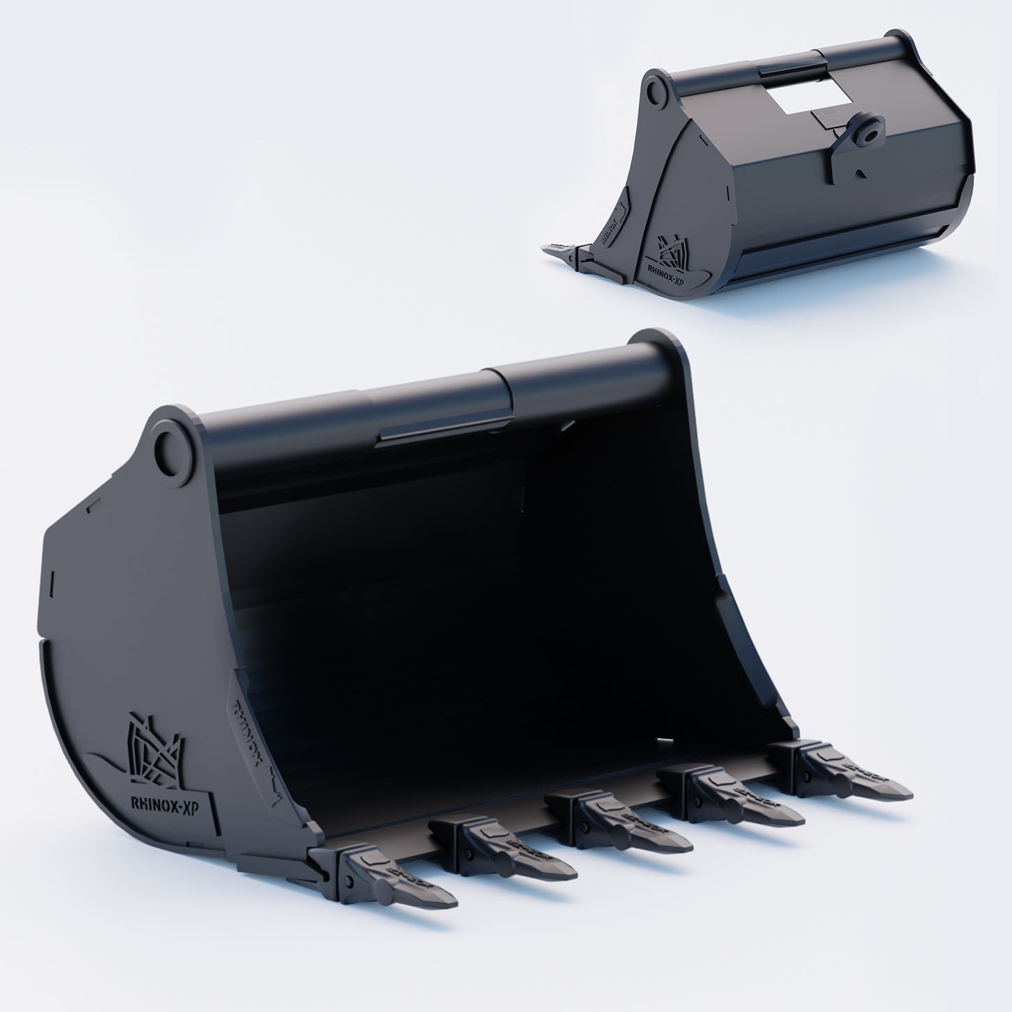 30" Heavy Duty Digging Bucket to suit TAG Coupler QC27 (1.25" Pin) Front & Back - Variant 1