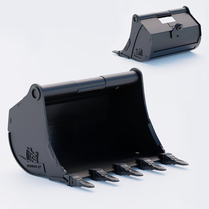 30" Heavy Duty Digging Bucket to suit TAG Coupler QC27 (1.25" Pin) Front & Back - Variant 1