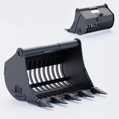 Heavy Duty Skeleton Bucket to suit TAG Coupler QC27 (1.25" Pin)