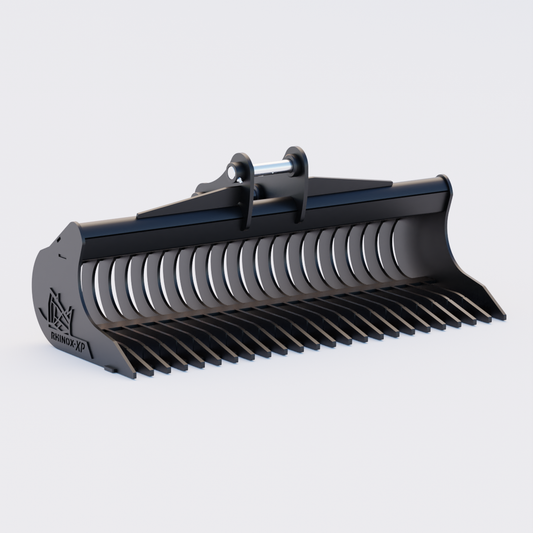 CAT 306 Rake Riddle Bucket 60" / 1500mm Front