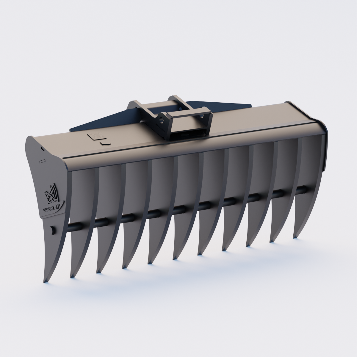 Bobcat E48 X-CHANGE Land Rake 60" / 1500mm Back