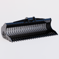 Bobcat E60 X-CHANGE Rake Riddle Bucket 60