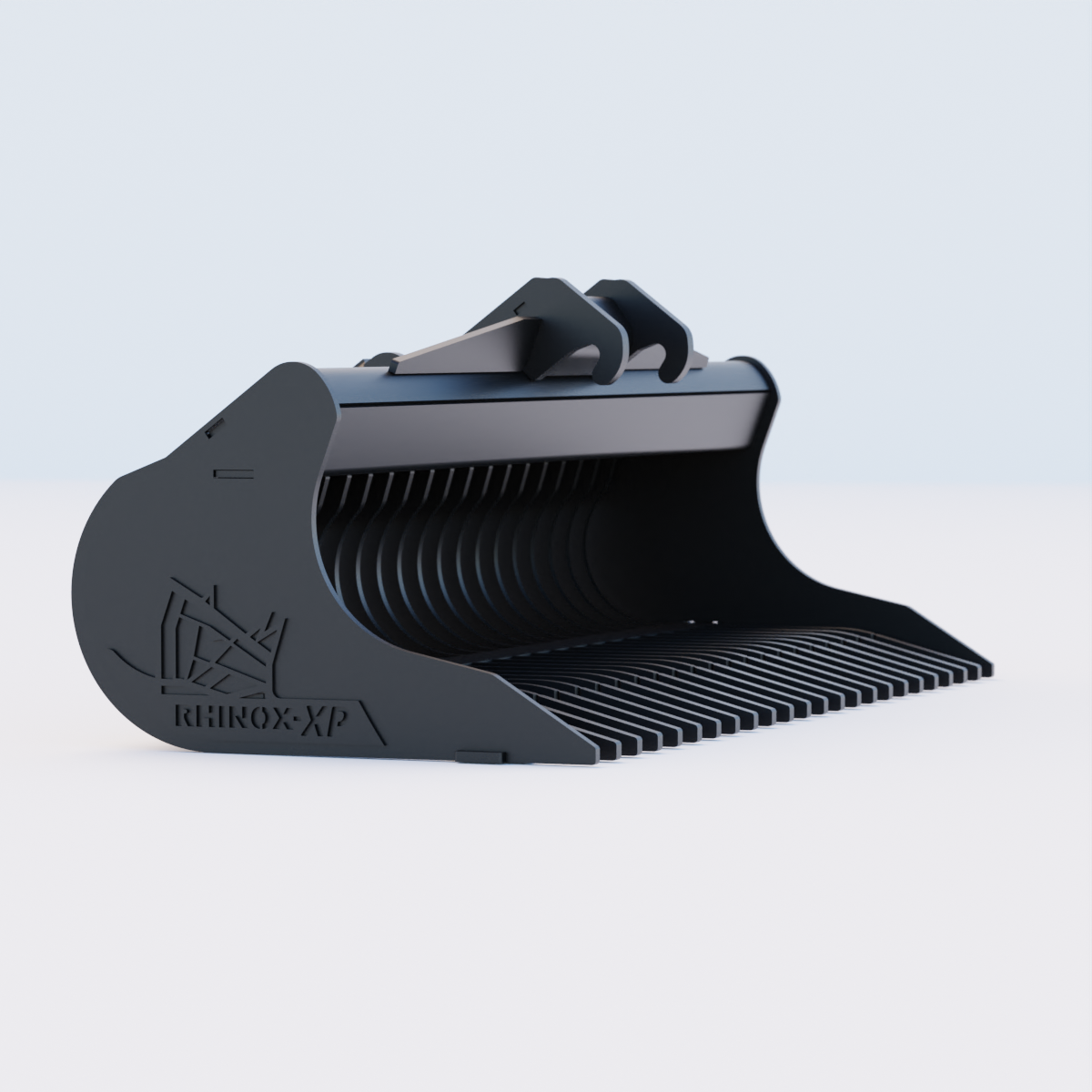 Bobcat E55Z X-CHANGE Rake Riddle Bucket 60" / 1500mm Side